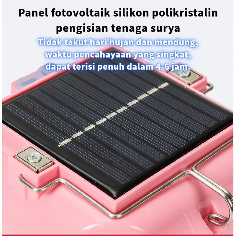 Lampu Emergency Ufo Gantung Solar Panel Camping Darurat Lampu Taman Lampu Belajar Lampu Multifungsi 600w lampu emergency tahan 24 jam IP67 Tahan Air lampu led tenaga surya outdoor Multi-fungsi lampu tenda camping Portabel lampu usb 7