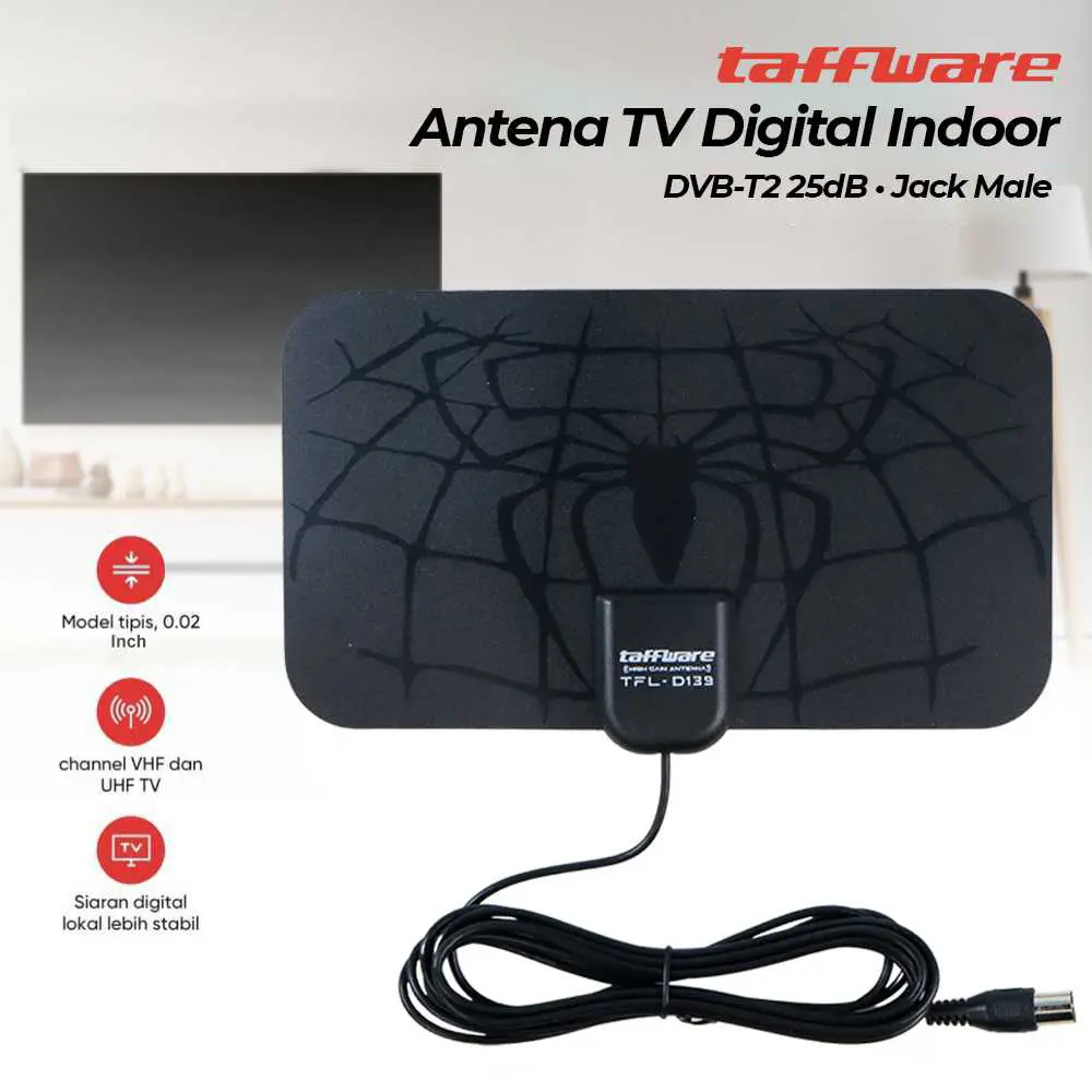 Mutiara Mall - Antena TV Digital | Antena DVB T2 | Antena Indoor 25dB