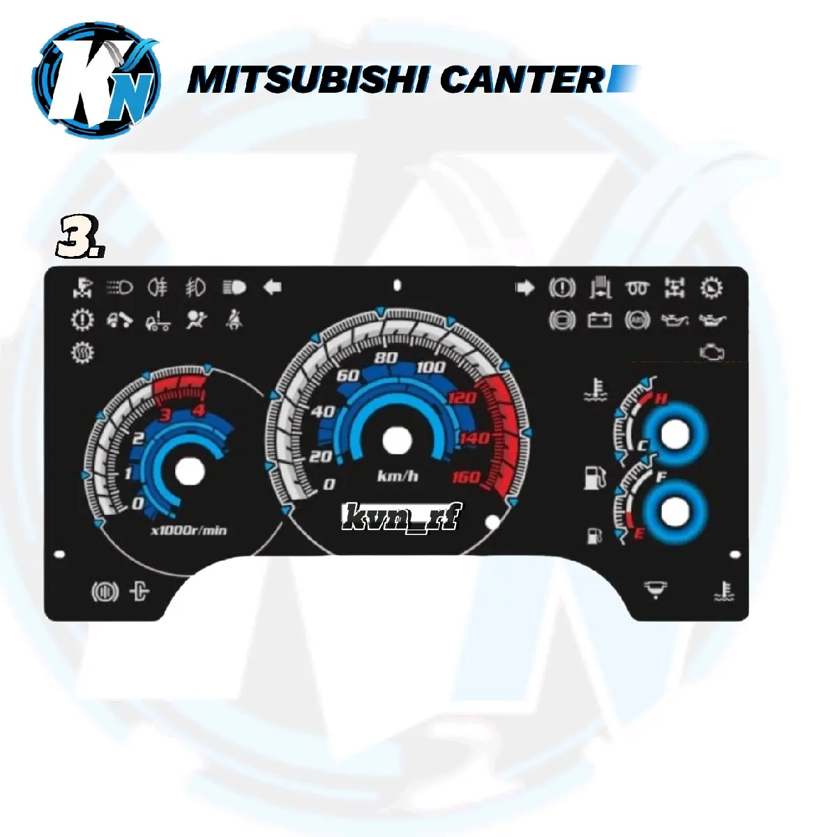 Speedometer variasi Mitsubishi Canter