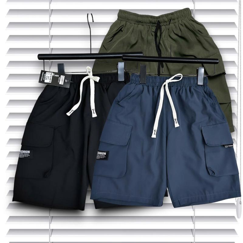 Quần ngố túi hộp cho bé trai chất zíp giãn mỏng mềm co giãn nhẹ măc mát và thoải mái mã 01 size 17-60kg