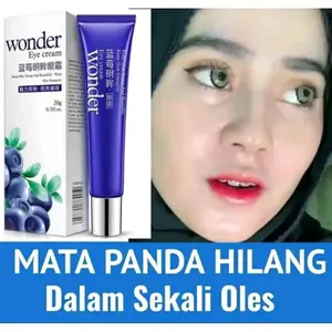 Wonder Eye Cream BlueBerry 20g - Menghilangkan Mata Panda Dalam Sekali Oles