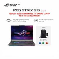 Gambar Asus ROG Strix G16 G614PR-R9NT7C6G-HM [AMD R9-8940HX|RTX 5070Ti|RAM 16GB|SSD 1TB|Win11|OHS24+365] dari megacom.id Kota Administrasi Jakarta Pusat 1 Tokopedia