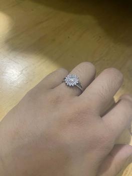 Product Review of Cincin Bunga Matahari Zirkonia, Reka Bentuk Indah, Cincin Jari Bling, Untuk Wanita dan Gadis, Sesuai untuk Perkahwinan, Pertunangan dan Pesta, Hadiah Barang Kemas from S** 0