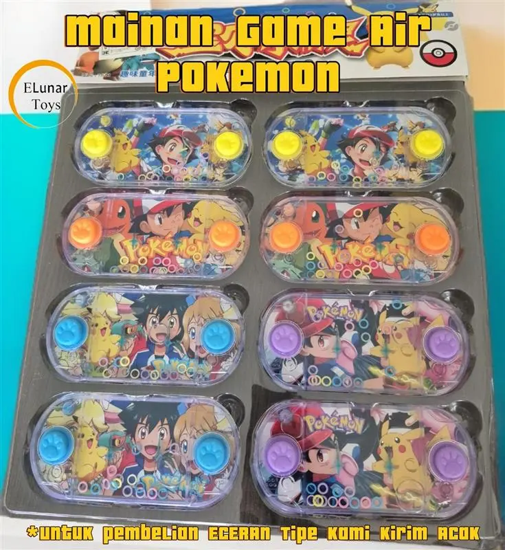 Mainan GameAir Pokemon Bentuk console switch game  Mainan Game Air 7