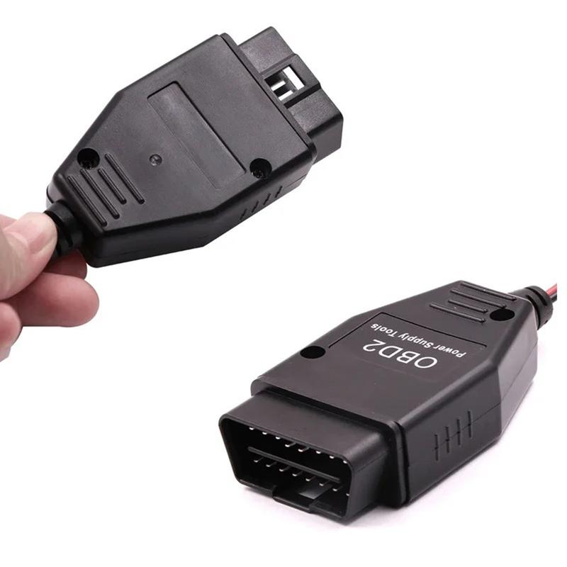 Product Introduction of Automotive Battery Replacement Tool For 12V Car Memory Saver Connector OBD2 Cars Diagnostic Auto Emergency Power Supply Cables 27