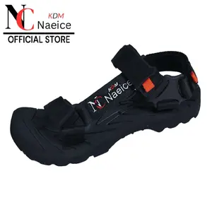 Naeice Kdm official - Sandal Gunung Sandal Tali Hitam Sandal Pria Wanita Sandal Unisex Sandal Casual Sandal Premium Black Karet