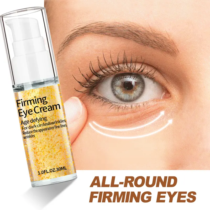24K gold essence eye cream, removes dark circles, reduces fine lines, removes eye bags, tightens and lifts, moisturizes eye care essence eye  cream lactic  acid