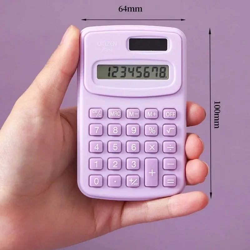 Kalkulator Saku Sekolah Kantor Mini Calculator 8 Digit KA-888C 4