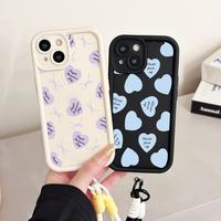 Gambar MHKEID Casing Hp untuk Infinix Smart 6 Case Pola Hati biru Kasing Anti Sidik Jari Kesing Cesing Silikon Gaya baru Lanyard Softcase Casing - Gaya1, Infinix Smart 6 dari MHKEID MALL Kab. Tangerang 5 Tokopedia