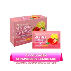 C+ Collagen Strawberry Lemonade Sido muncul isi 6 sachet