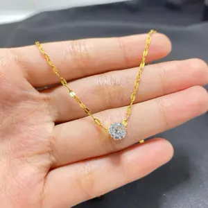 Kalung wanita permata titanium