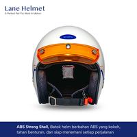 Gambar Lane Marzano X Helm Retro Bogo Half Face Glossy Size S-XL Berstandar SNI - M dari Wallts Kota Bandung 5 Tokopedia