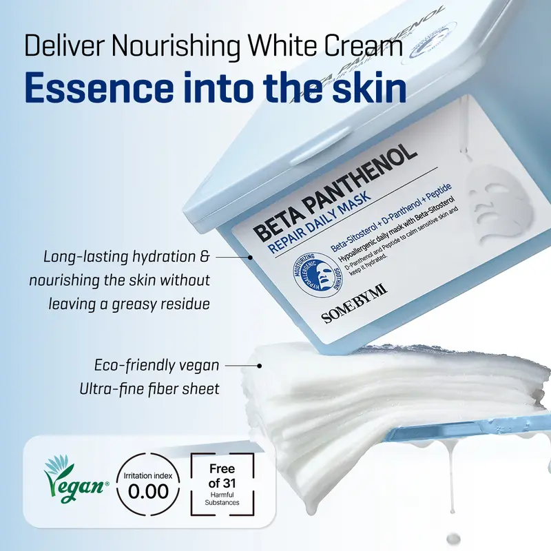 【NEW】 SOME BY MI Beta Panthenol Repair Daily Mask [30ea] 6