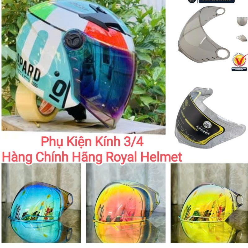 Phụ Kiện Thay Kính Bộ Lót Thay Thế Mũ bảo hiểm 3 4 Royal M268 M289 XH01 M668 ROYCE XH01 Hàng Chính Hãng royal helmet BH 12 Tháng