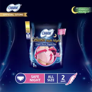 Charm Celana Safe Night - All Size - 2 Pads