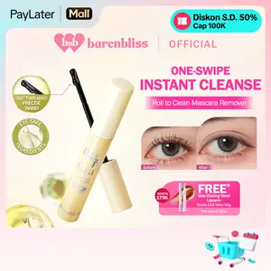 【BEST SELLING】BNB barenbliss Roll to Clean Mascara Remover | Instant Cleanse, Precise Applicator, Eye-Safe Ingredient, 5X Purifying Oils and Vitamin E untuk muntrisi bulu mata