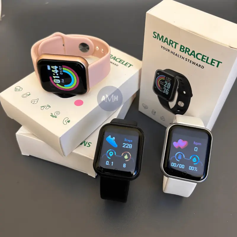 Smartwatch wanita Y68 Smart watch Y68 Waterproof smartwatch Bluetooth Fitness Tracker Musik Watch y68 Smartband Y68 Smart band 0