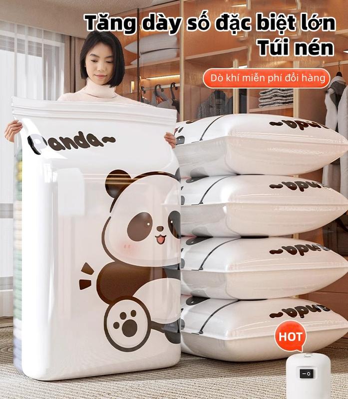 Túi hút chân không đựng quần áo chăn mền DÀY GẤP ĐÔI CÓ VAN CHỐNG RÒ HƠI chống…