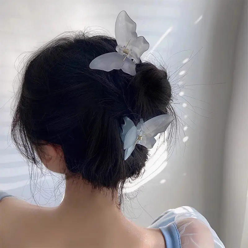 JEPITAN RAMBUT JUMBO MODEL KUPU KUPU MATTE DOFF / JEDAI SALON KOREAN DOFF BUTTERFLY PREMIUM 7