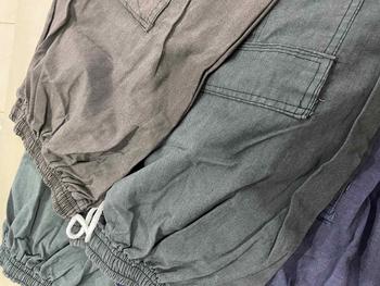 Product Review of 100k Dpt 5Pcs Celana Kanvas Semi Jeans Kolor Harian Santai Abu Cargo Karet Melar Nyaman Lembut Casual Pria from I**A 1