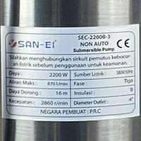 Gambar San Ei SEC 2200 B-3 (3 Phase) Pompa Celup Air Kotor Non Otomatis dari Hanesa Pompa Air Kota Surabaya 4 Tokopedia