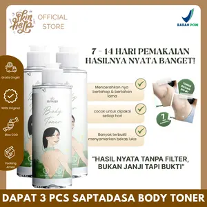 SAPTADASA Toner Badan Whitening Tanpa Alkohol || Angkat Belang & Bekas Luka 100ml