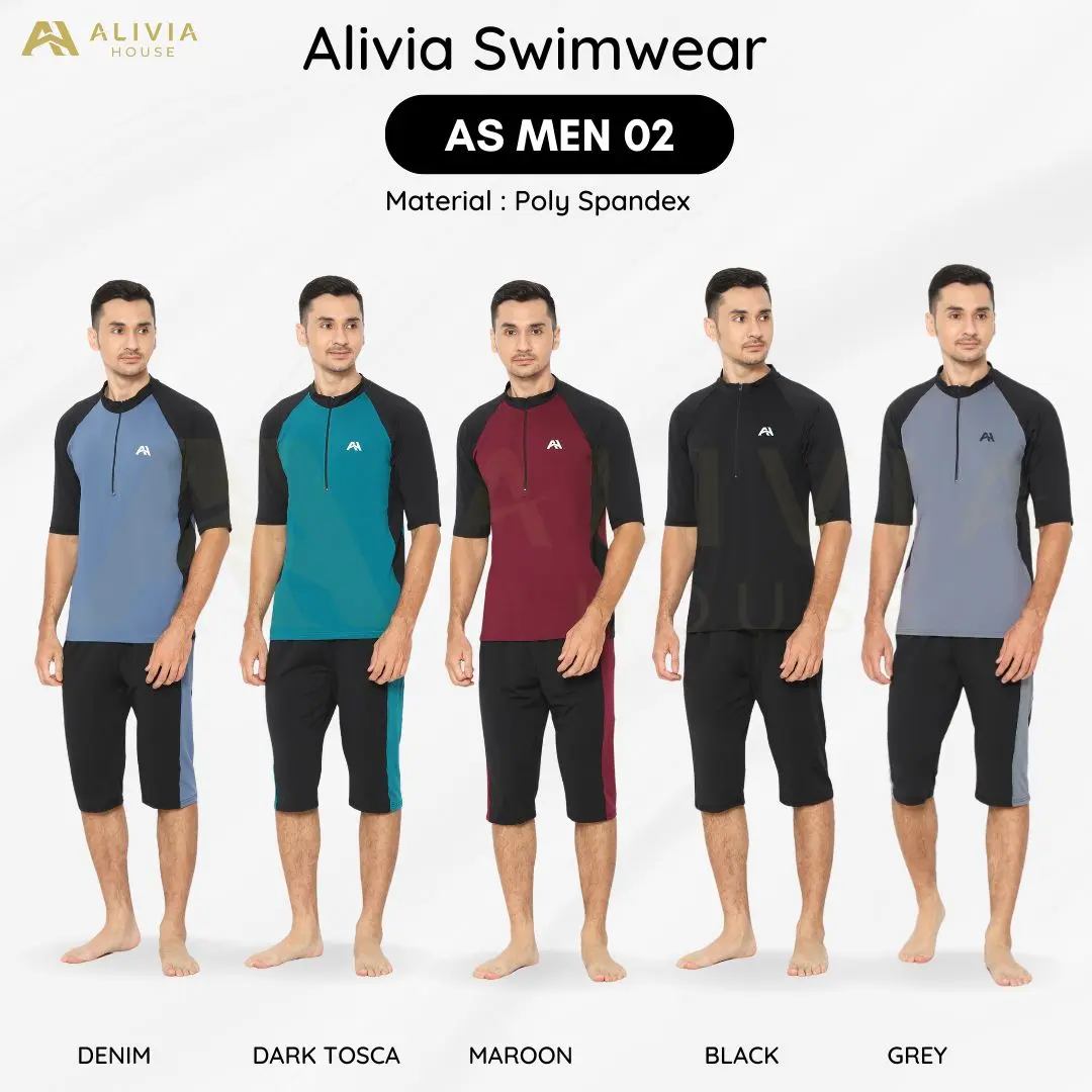 Alivia House - Alivia Swimwear AS MEN 02 - Baju Renang Pria Dewasa