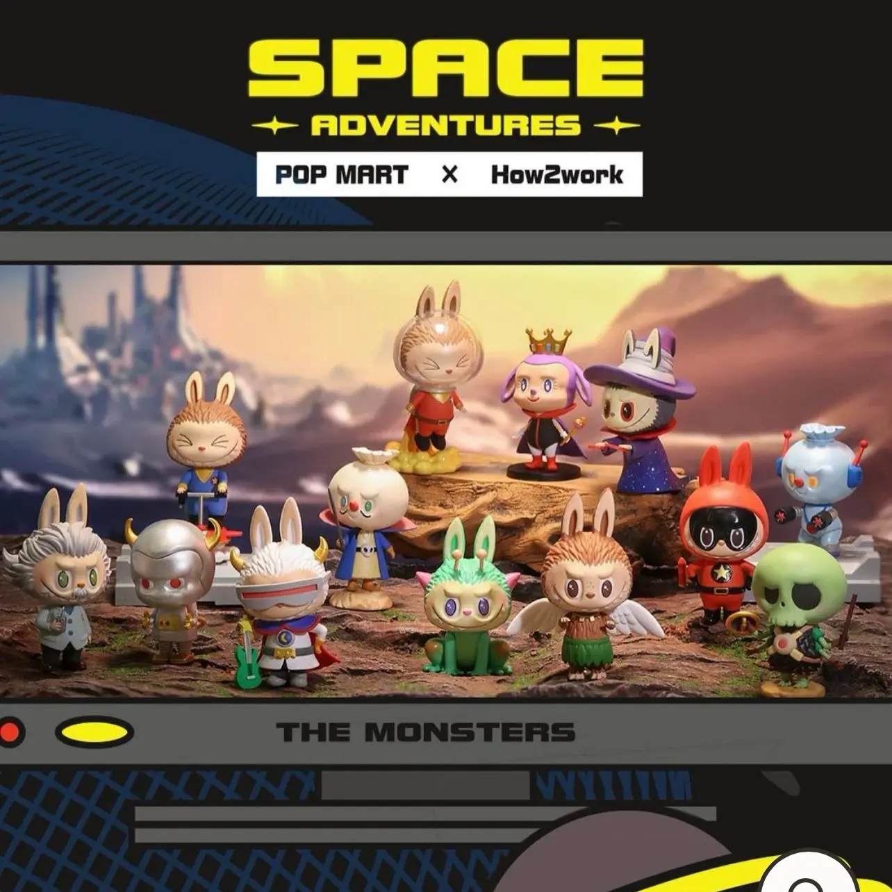 POP MART The Monsters Space Adventures Series Blind Box