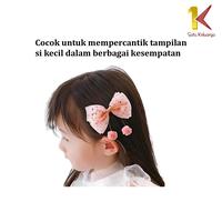 Gambar [COD] SK C1268 Jepit Rambut Pita Anak Motif Rumbai Bola Bola - Baby Pink dari satukeluargaid Kab. Tangerang 5 Tokopedia