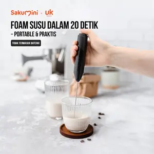 Sakumini Pengocok Susu Pengaduk Portable Electric Milk Frother