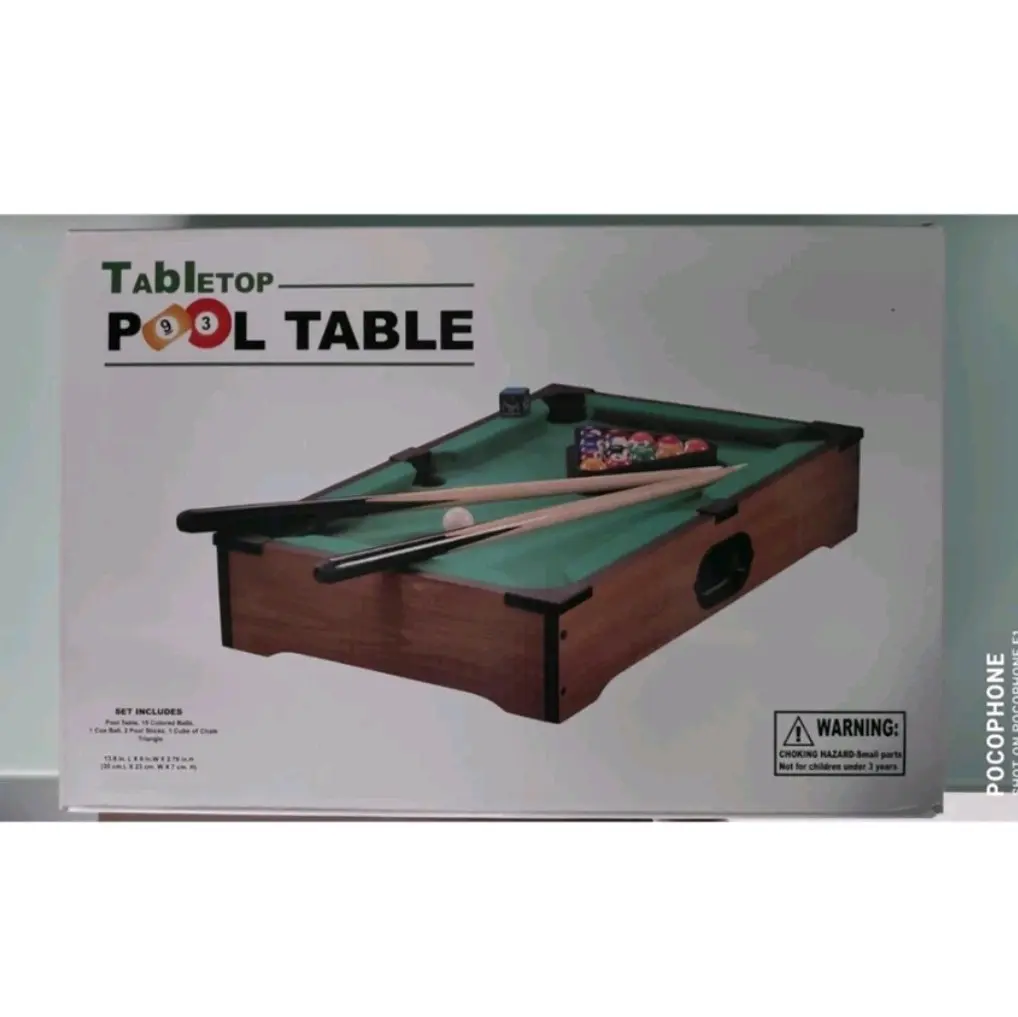 MINI DESKTOP BILLIARD POOL TABLE - MAINAN HADIAH ANAK MEJA BILIAR MINI