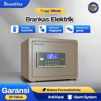Gambar [ READY STOCK ] Brankas Besar 30cm Brankas Uang Perhiasan dan Dokumen Brankas Mewah Canggih - Hitam-PIN dari Steelelite Furniture Official Kota Administrasi Jakarta Barat 1 Tokopedia