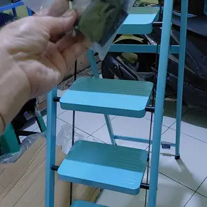 [COD] Tangga Lipat3/4/5/6/7/8 Step Rumah Lipat Tangga Besi Lipat Household Steel Ladder/ Tangga Lipat