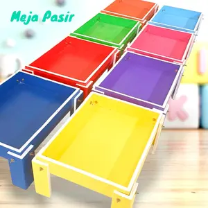 Meja Pasir Warna Warni Anak untuk Bermain Pasir Kinetik dan Melatih Motorik Halus - Bayi, Toys