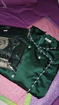 Product Review of Set batik Couple seruni Hijau botol, Couple kondangan, batik Couple, kemeja rok dan tunik wanita from A**i 0
