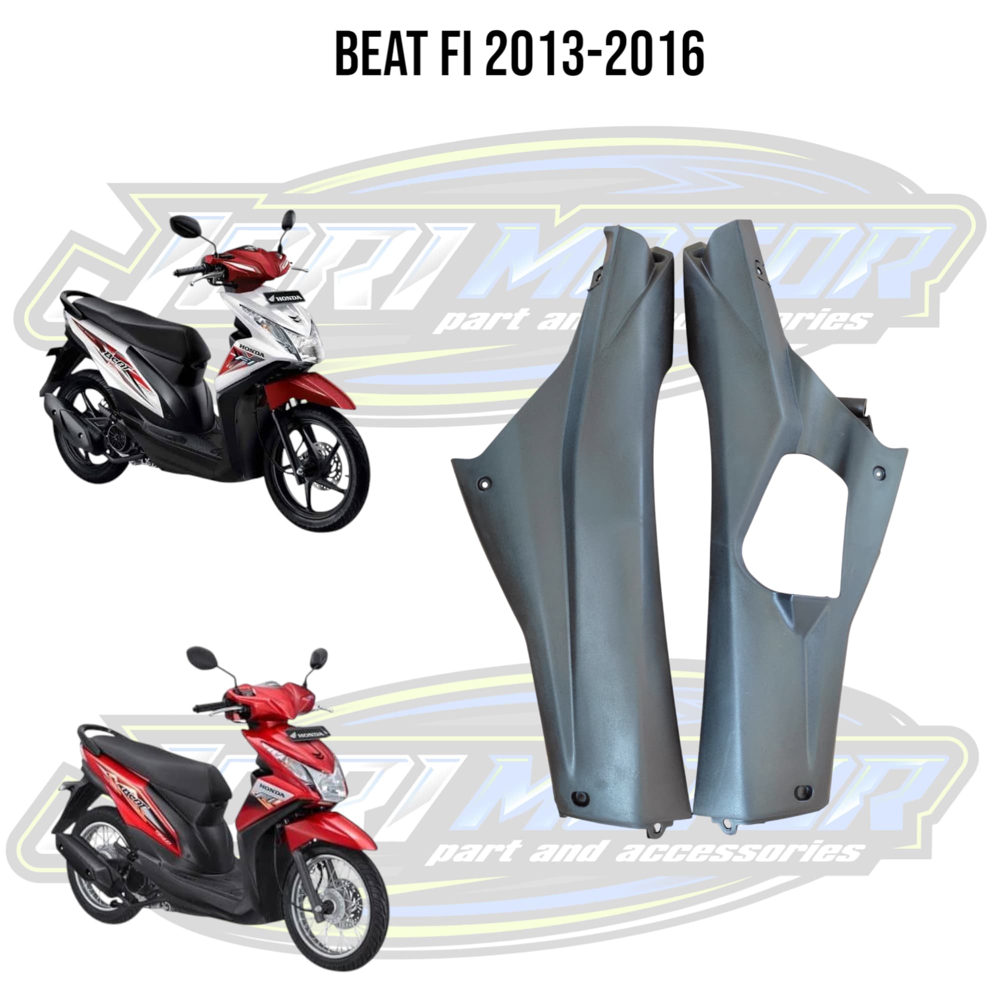 BISA ECERAN Dek Kiri Kanan Dek R/L + Dek Kolong Bawah Honda Beat Fi Tahun 2013 2014 2015 2016 / Body Kasar Beat Motorcycle Sepeda BISA ECERAN Dek Kiri Kanan Dek R/L + Dek Kolong Bawah Honda Beat Fi Tahun 2013 2014 2015 2016 / Body Kasar Beat Motorcycle Sepeda