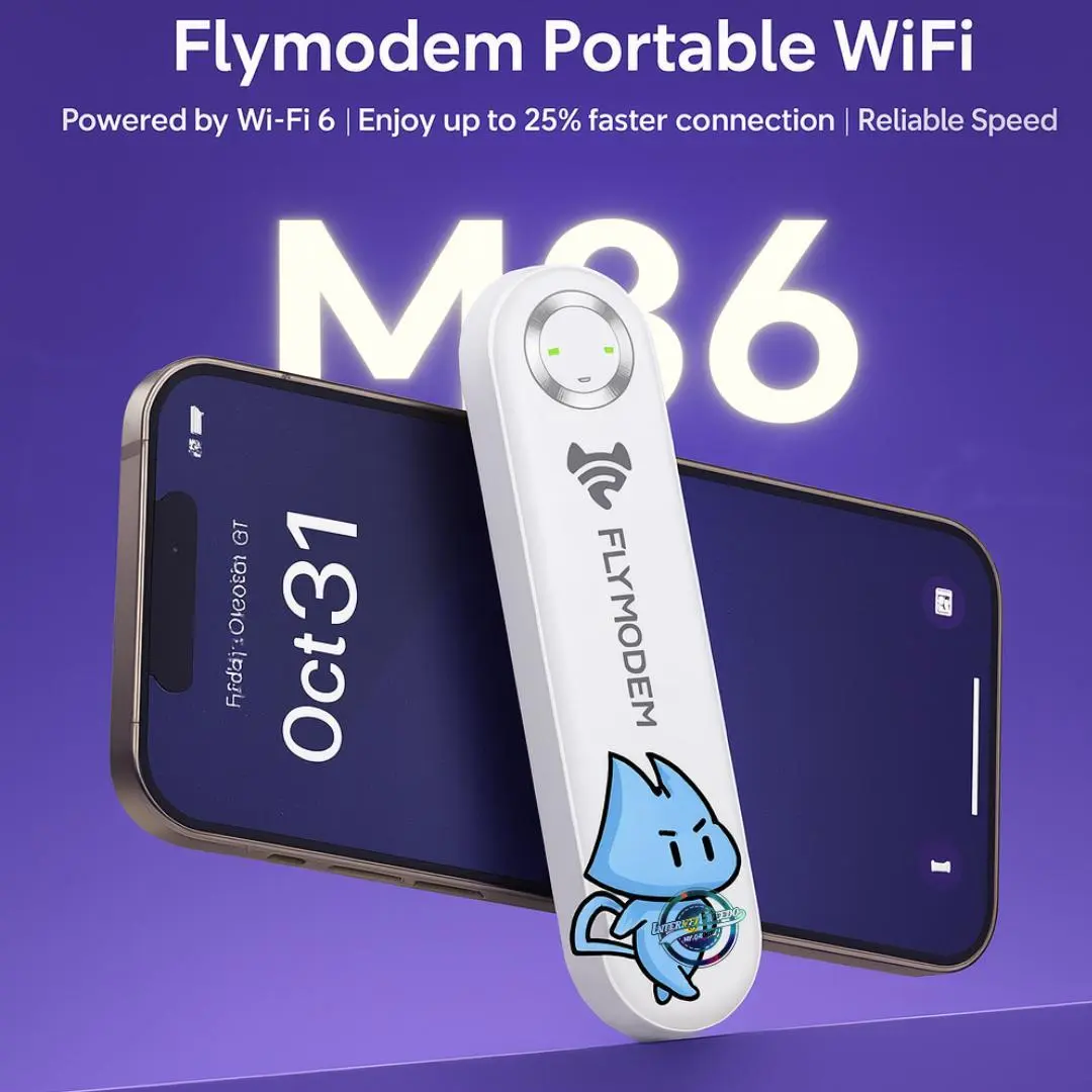 POCKET WIFI FLYMODEM M86 MUDAH DIBAWA - BOLEH TUKAR TELCO - TikTok Shop ...