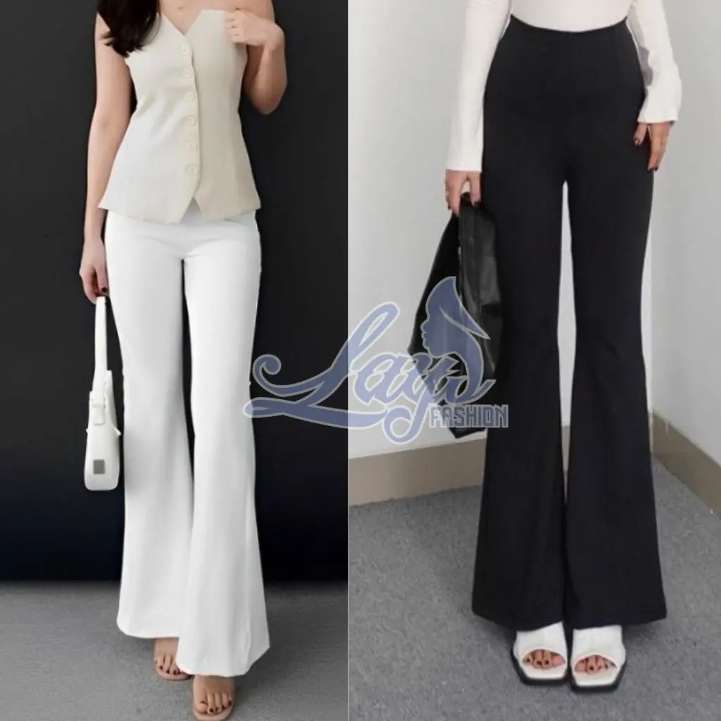 Flare Pants - Celana Highwaist Flare Pants - Highwaist Kulot Cutbray