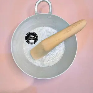 Cobek Kuping Khas Garut 19cm Anti Lengket dan Anti Karat - Alat Dapur Tahan Lama Kitchenware