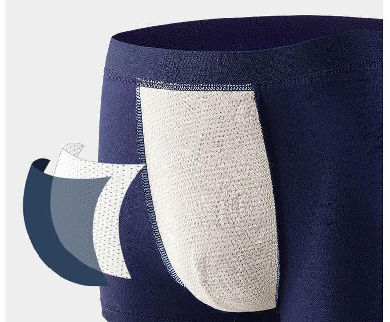 Product Introduction of High-quality 4-pack men&#39;s underwear, men&#39;s high-end cotton boxer briefs, trendy boys&#39; boxer shorts, large size 6