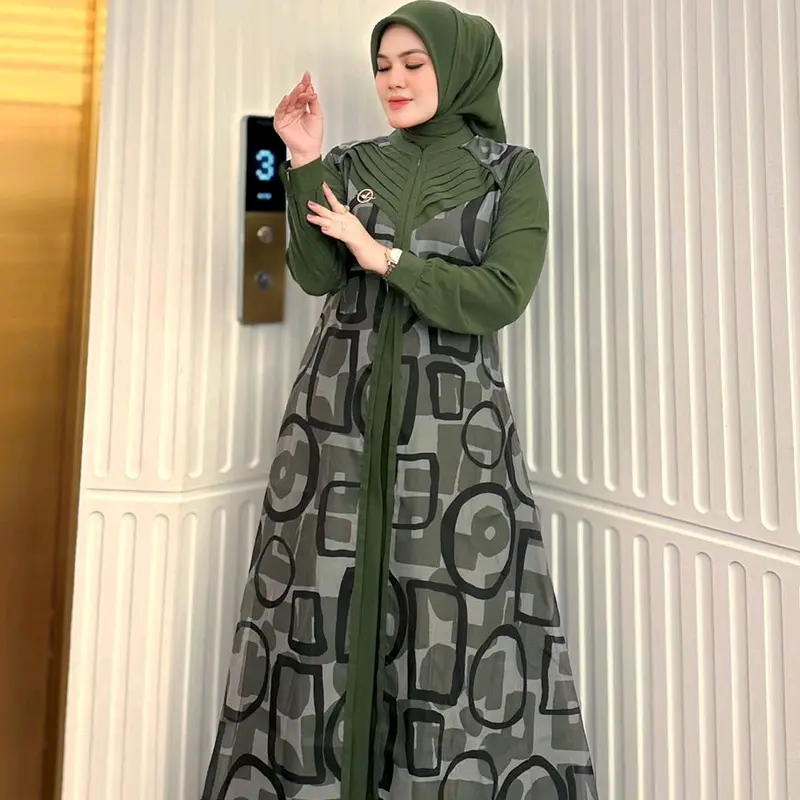 Rivoli vol.2 Dress Terbaru 2 in 1 Set Outer Elegant Original New Lusy 8