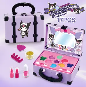 YOLI TOYS Girls Makeup Toys Kosmetik Kotak Makeup Princess Girl Toy Play Set Lipstik Eye Shadow mainan anak perempuan Asli