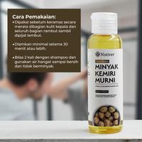 Gambar NUTIVER Minyak Kemiri Murni 100% Asli Penumbuh Rambut Anti Rontok Penebal Rambut Alami 100Ml dari NUTIVER.ID Kota Tangerang Selatan 2 Tokopedia