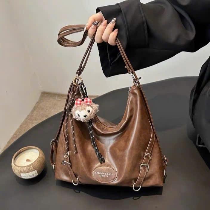 [DEAL MỞ BÁN ] Túi Tote Sức Chứa Lớn, Thời Trang Cổ Điển Dành Cho Nữ, Túi Đeo Vai, Túi Messenger Cảm Giác, Thích Hợp Cho Mùa Thu Và Mùa Đông, Lý Tưởng Cho Học Sinh, Ra Mắt Vào Năm 2025 DK108 4