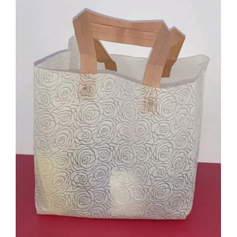 (ISI 6 PCS) Tas Goodie Bag Spundbond Tas Aqiqah Nasi Box Tas Berkat Hajatan Kotak Nasi 22x22 Tekstur 24x24x24 3