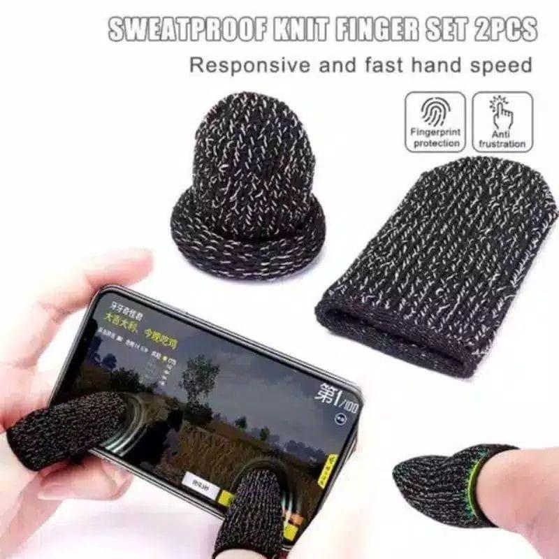 SARUNG JARI JEMPOL GAMERS ANTI KERINGAT BASAH GAME PUBG MOBILE LEGEND FREE FIRE SEPASANG 2PCS 6