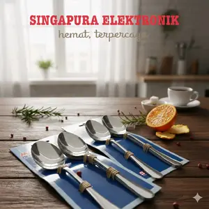 Maxim inox Aprilia spoon 12pcs/ Sendok makan (Tebal)