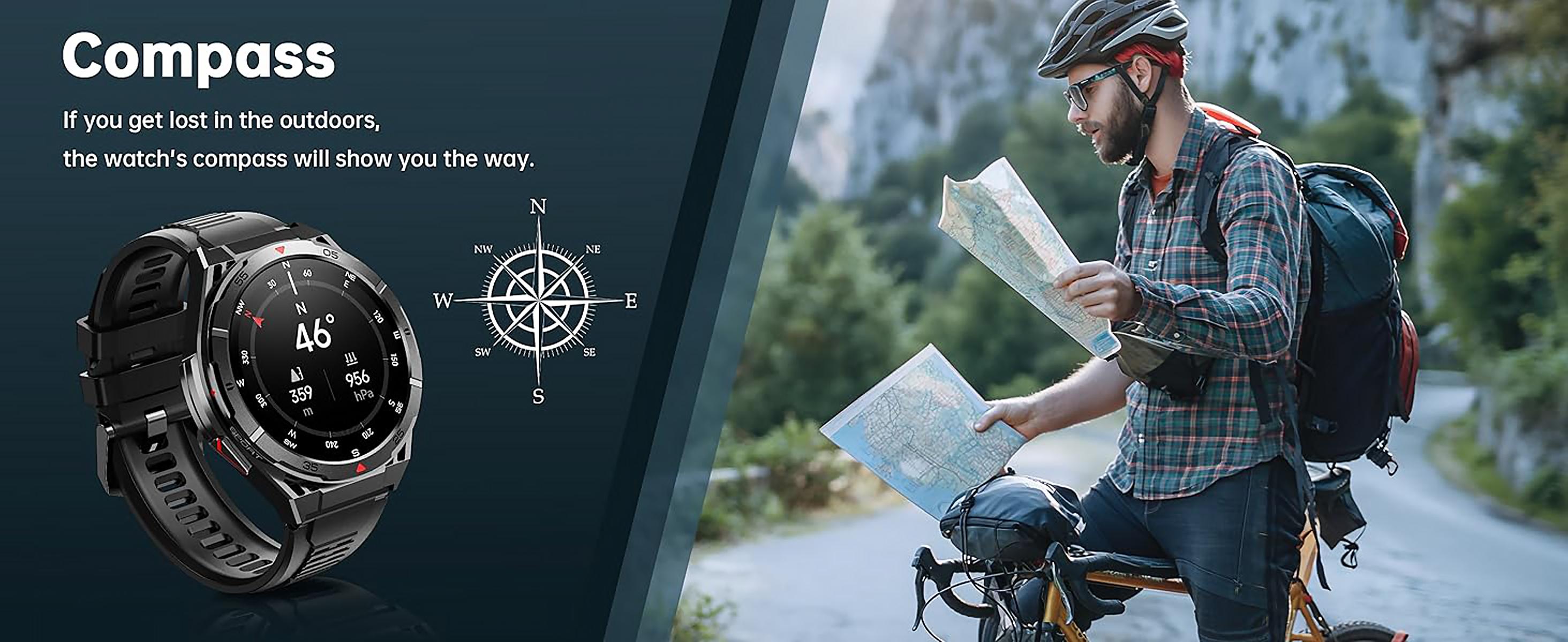 TIMEVER TR2 | 5ATM GPS Track Map | AOD jam tangan pintar | Pressure/Altitude/Compass Military Smartwatch smart watch Strava TIMEVER TR2 | 5ATM GPS Track Map | AOD jam tangan pintar | Pressure/Altitude/Compass Military Smartwatch smart watch Strava