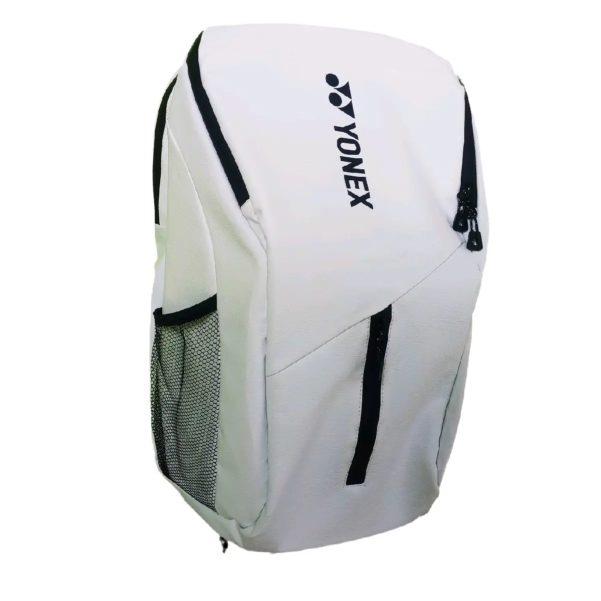Tas ransel badminton_Tas Raket badminton bahan spon kulit jeruk Putih WATERPROOF