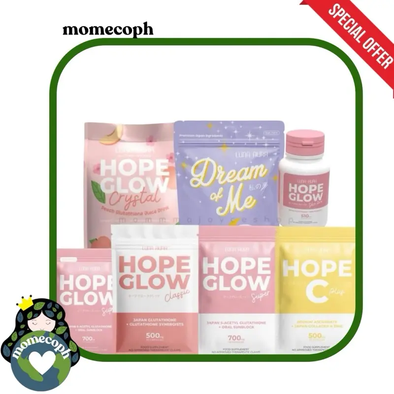 Luna Aura Skin Care Products hope glow Glutathione
